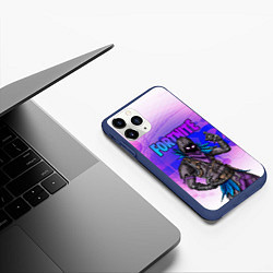 Чехол iPhone 11 Pro матовый FORTNITE CROW, цвет: 3D-тёмно-синий — фото 2