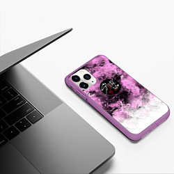 Чехол iPhone 11 Pro матовый Stray kids, цвет: 3D-фиолетовый — фото 2