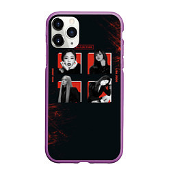 Чехол iPhone 11 Pro матовый BLACKPINK, цвет: 3D-фиолетовый