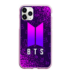 Чехол iPhone 11 Pro матовый BTS БТС, цвет: 3D-розовый