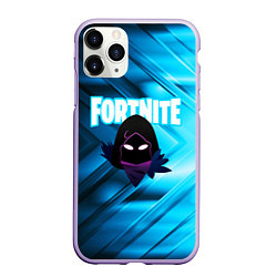 Чехол iPhone 11 Pro матовый FORTNITE CROW, цвет: 3D-светло-сиреневый