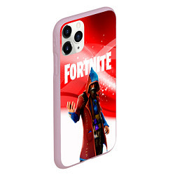 Чехол iPhone 11 Pro матовый FORTNITE, цвет: 3D-розовый — фото 2