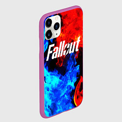 Чехол iPhone 11 Pro матовый FALLOUT ФЭЛЛАУТ, цвет: 3D-фиолетовый — фото 2