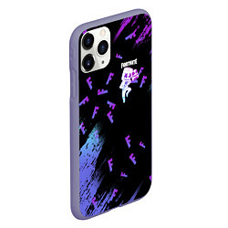 Чехол iPhone 11 Pro матовый FORTNITE MARSHMELLO, цвет: 3D-серый — фото 2