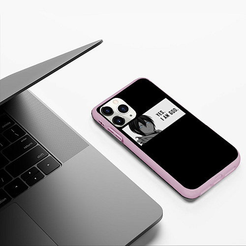 Чехол iPhone 11 Pro матовый Ято / 3D-Розовый – фото 3