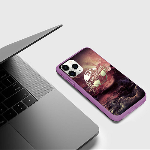 Чехол iPhone 11 Pro матовый The World Is Yours / 3D-Фиолетовый – фото 3