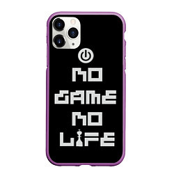 Чехол iPhone 11 Pro матовый NO GAME NO LIFE, цвет: 3D-фиолетовый