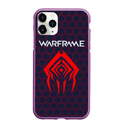 Чехол iPhone 11 Pro матовый WARFRAME ВАРФРЕЙМ, цвет: 3D-фиолетовый