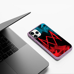 Чехол iPhone 11 Pro матовый WATCH DOGS LEGION ВОТЧ ДОГС, цвет: 3D-сиреневый — фото 2