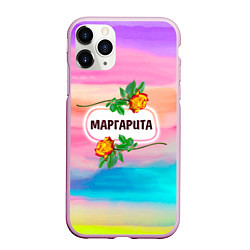 Чехол iPhone 11 Pro матовый Маргарита, цвет: 3D-розовый