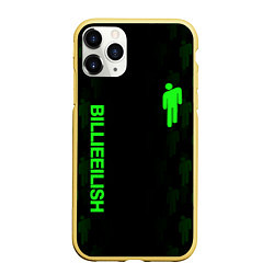 Чехол iPhone 11 Pro матовый BILLIE EILISH, цвет: 3D-желтый