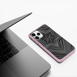 Чехол iPhone 11 Pro матовый BRING ME THE HORIZON DARK, цвет: 3D-розовый — фото 2