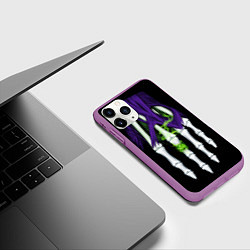 Чехол iPhone 11 Pro матовый Нежить Чернокнижник, цвет: 3D-фиолетовый — фото 2