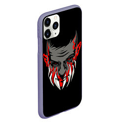 Чехол iPhone 11 Pro матовый Finn Balor, цвет: 3D-серый — фото 2