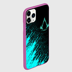 Чехол iPhone 11 Pro матовый Assassins Creed Valhalla, цвет: 3D-фиолетовый — фото 2