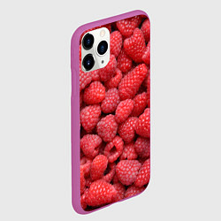 Чехол iPhone 11 Pro матовый Малина, цвет: 3D-фиолетовый — фото 2