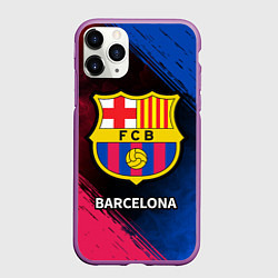 Чехол iPhone 11 Pro матовый BARCELONA БАРСЕЛОНА, цвет: 3D-фиолетовый