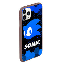 Чехол iPhone 11 Pro матовый СОНИК SONIC, цвет: 3D-коричневый — фото 2