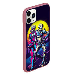 Чехол iPhone 11 Pro матовый JoJo’s Bizarre Adventure, цвет: 3D-малиновый — фото 2