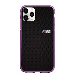 Чехол iPhone 11 Pro матовый BMW, цвет: 3D-фиолетовый