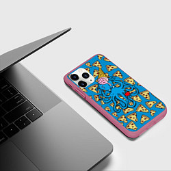 Чехол iPhone 11 Pro матовый BLINK 182, цвет: 3D-малиновый — фото 2