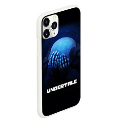 Чехол iPhone 11 Pro матовый UNDERTALE, цвет: 3D-белый — фото 2