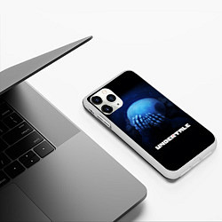 Чехол iPhone 11 Pro матовый UNDERTALE, цвет: 3D-белый — фото 2