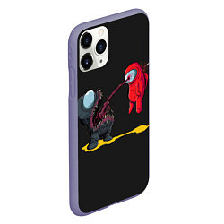 Чехол iPhone 11 Pro матовый Among Us, цвет: 3D-серый — фото 2