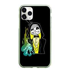 Чехол iPhone 11 Pro матовый UNDERTALE, цвет: 3D-салатовый