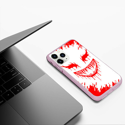 Чехол iPhone 11 Pro матовый GHOSTEMANE / 3D-Розовый – фото 3