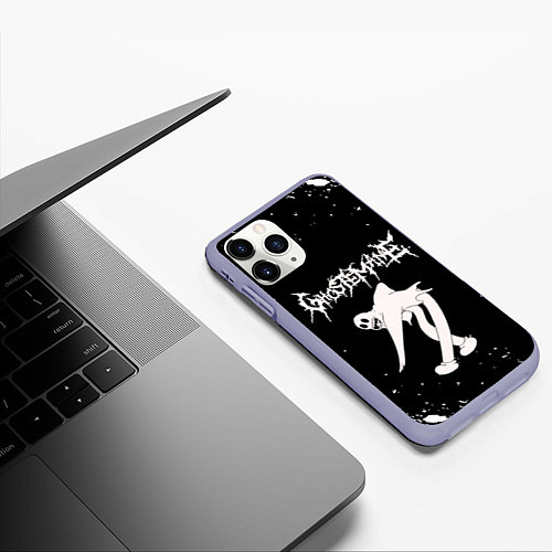 Чехол iPhone 11 Pro матовый GHOSTEMANE / 3D-Светло-сиреневый – фото 3