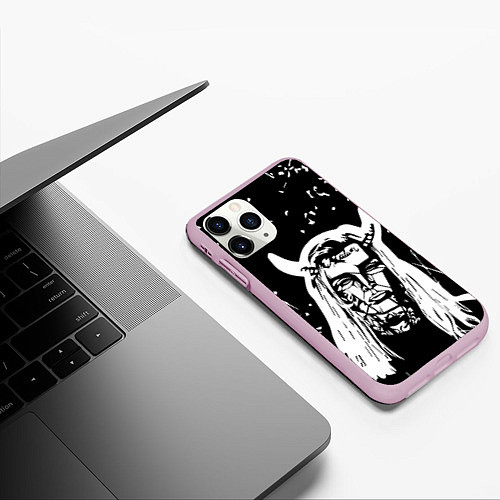 Чехол iPhone 11 Pro матовый GHOSTEMANE / 3D-Розовый – фото 3