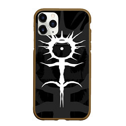 Чехол iPhone 11 Pro матовый GHOSTEMANE, цвет: 3D-коричневый