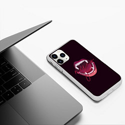 Чехол iPhone 11 Pro матовый Кусь, цвет: 3D-белый — фото 2
