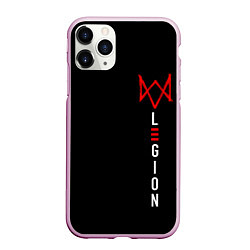 Чехол iPhone 11 Pro матовый Watch Dogs: Legion, цвет: 3D-розовый