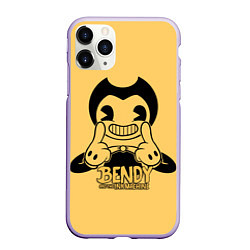 Чехол iPhone 11 Pro матовый Bendy And The Ink Machine, цвет: 3D-светло-сиреневый