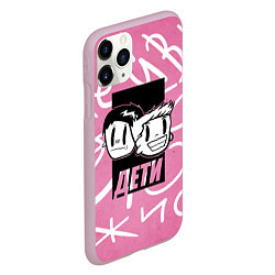 Чехол iPhone 11 Pro матовый Дети Rave, цвет: 3D-розовый — фото 2