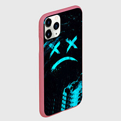 Чехол iPhone 11 Pro матовый Lil Peep, цвет: 3D-малиновый — фото 2