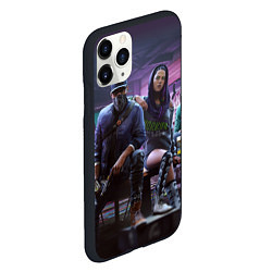 Чехол iPhone 11 Pro матовый Watch dogs Z, цвет: 3D-черный — фото 2
