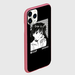 Чехол iPhone 11 Pro матовый Аска ева 02, цвет: 3D-малиновый — фото 2