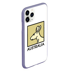 Чехол iPhone 11 Pro матовый Australia, цвет: 3D-серый — фото 2