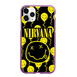 Чехол iPhone 11 Pro матовый NIRVANA, цвет: 3D-фиолетовый