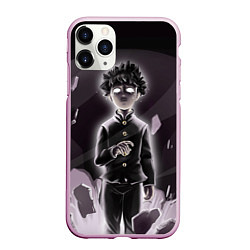 Чехол iPhone 11 Pro матовый Mob psycho 100 Z, цвет: 3D-розовый