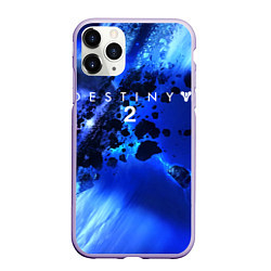 Чехол iPhone 11 Pro матовый DESTINY 2, цвет: 3D-светло-сиреневый