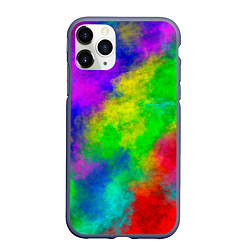 Чехол iPhone 11 Pro матовый Multicolored, цвет: 3D-серый