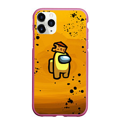 Чехол iPhone 11 Pro матовый Among Us Cheese Z