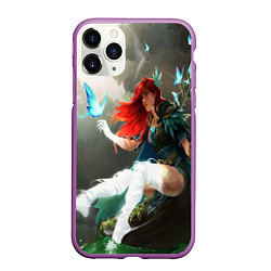 Чехол iPhone 11 Pro матовый Windranger Dota, цвет: 3D-фиолетовый