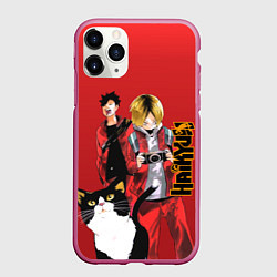 Чехол iPhone 11 Pro матовый Haikyu!!!