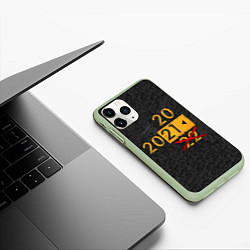 Чехол iPhone 11 Pro матовый 2022 не БУДЕТ, цвет: 3D-салатовый — фото 2