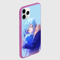 Чехол iPhone 11 Pro матовый Slime, цвет: 3D-фиолетовый — фото 2